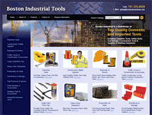 Tablet Screenshot of bostonindustrial.com